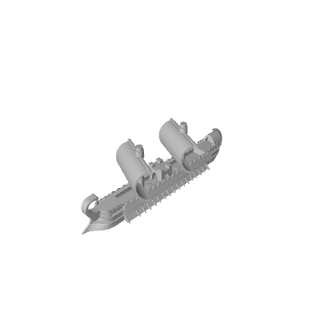 3D Printed Ancient Quadrireme (x10)