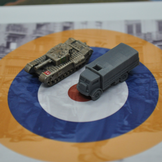 1/285 Scale 3D Printed UK WW2 Bedford QL 3 Truck (x10)