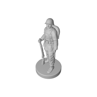 1/72 WW2 Neutral Soldier (x10)
