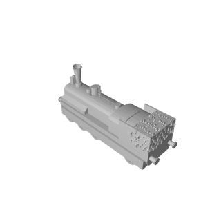 3D Printed WW2 Armored Train (x10)