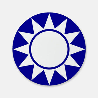 Single Axis & Allies Chinese Roundel Cork Back Coaster (Round)