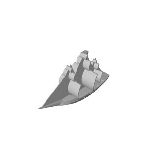 3D Printed 19th Century Warship (x10)