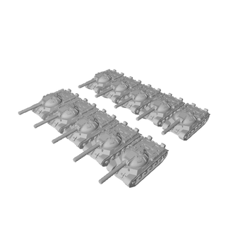 10pc 3D Printed 1/285 Scale Russian JS-1