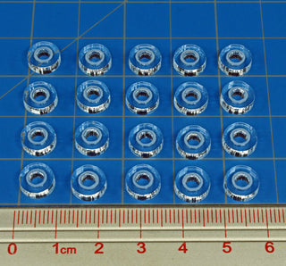 LITKO Standard Flight Stand Peg Toppers, Clear (20)