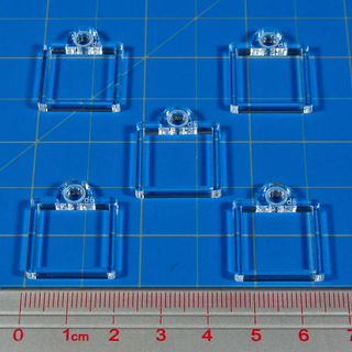Flight Stand Dice Tray for 16mm D6 Dice, Clear (5)