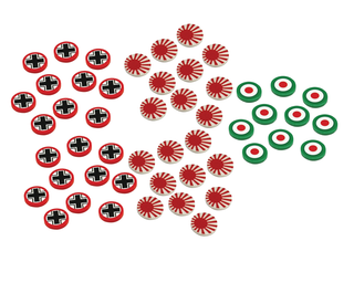 50 Piece Axis & Allies Global 1940 Axis Roundel Upgrade.