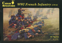 Caesar Miniatures 1/72 WW1 French Infantry