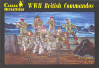 Caesar Miniatures 1/72 British Commados