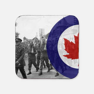 Canadian Coaster w/ Airforce Roundel (x1)