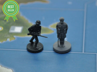 1/72 3D Printed WW2 Sikh Commonwealth Infantry (x10)