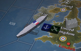 Naval Port Indicator Marker with White In-Fill (x5)