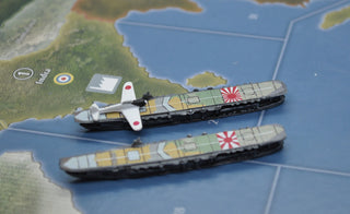 Custom Japanese Kaga Class Carrier Flight Deck Water Slide Decals (x4)
