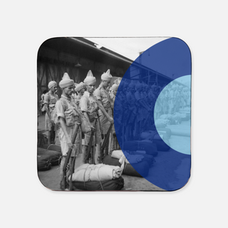 WW2 FEC Coaster with Airforce Roundel (x1)