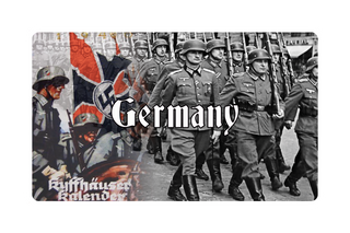 3.5" x 5.5" Germany Combat Label with Poster & Title