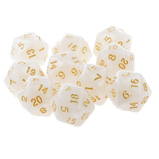 10pcs 20 Sided Dice Set