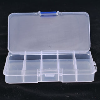 10 Slot Adjustable Storage Organizer Box