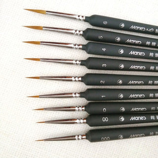 Professional Paint Brush Fine Painting Pen Nylon Hair Brush Set