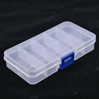 10 Slot Adjustable Storage Organizer Box