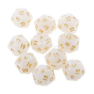 10pcs 20 Sided Dice Set
