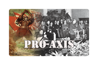 3.5" x 5.5 " Pro-Axis Label with Propaganda Poster and Title
