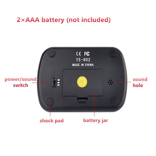 Chess Clock Competition Hour Meter Count Up Down Timer Board Game Stopwatch