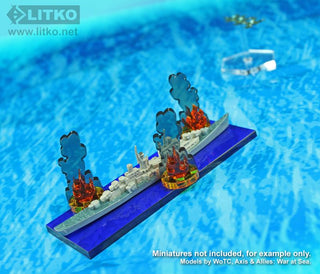 Litko Flaming Wreckage Marker, Small (x7)