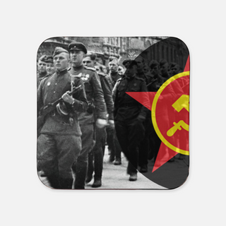 WW2 USSR Coaster with Axis & Allies Roundel (x1)