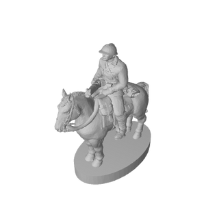 3D Printed WW1 Italian Cavalry (x10)