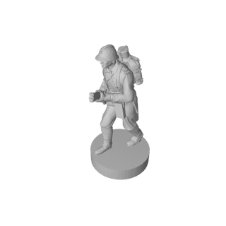 1/72 3D Printed WW1 French Infantry (x10)