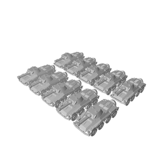 3D Printed 10pc German Armored Car SDKZ
