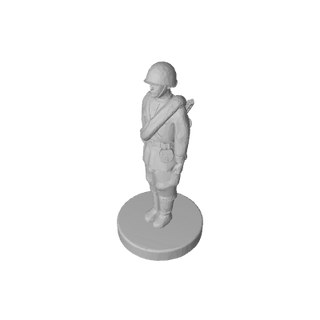 3D Printed 1/72 WW2 Russian Infantry (x10)