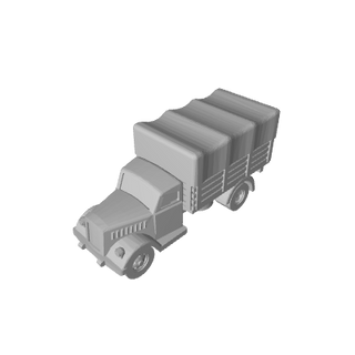3D Printed 1/285 Opel Blitz Covered (x10)
