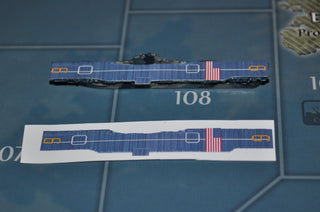 Custom Essex Class Carrier Flight Deck Sticker (x4)