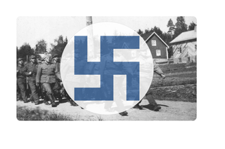 WW2 Finnish Combat Label