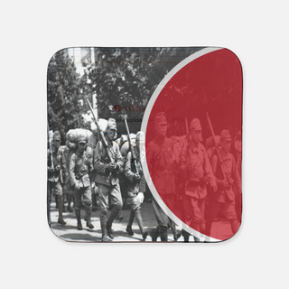 WW2 Japanese Coaster with Axis & Allies Roundel (x1)