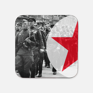 WW2 USSR Coaster with Axis & Allies Roundel (x1)
