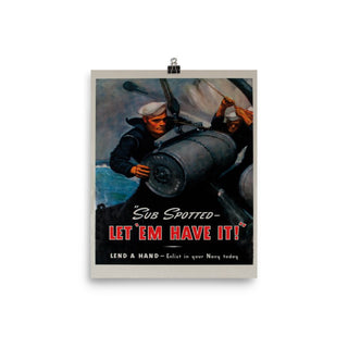 WW2 US Navy Recruitment Poster