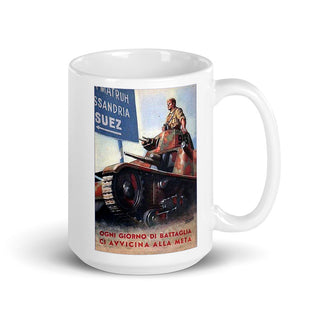 WW2 Italian Propaganda Poster Mug