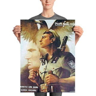 WW2 Italian Propaganda Poster