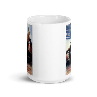WW2 Italian Propaganda Poster Mug