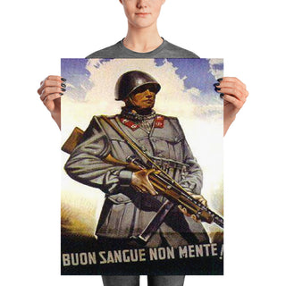 WW2 Italian Propaganda Poster