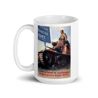 WW2 Italian Propaganda Poster Mug