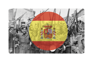 Spanish Civil War Nationalist Spain Combat Label C