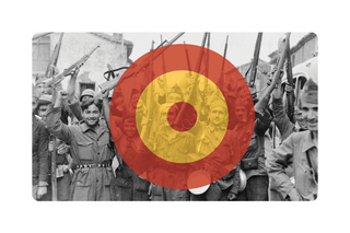 Spanish Civil War Nationalist Spain Combat Label D