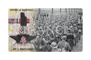 French Combat Label with Poster & Title