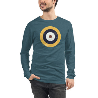 British Type A1 Aircraft Roundel Unisex Long Sleeve Tee/Many Colors to Choose From