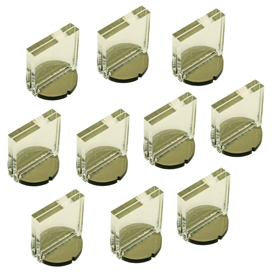 1-inch Circle Base Paper Figure Stand, 1x1 inch Tall Slot (x10 ...