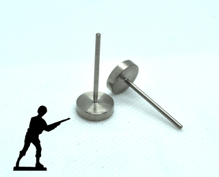 10pc Metal Magnetic Flight Stands, Your Choice 25, 30 or 35mm Tall - Combat Miniatures