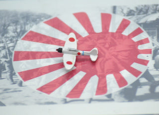 1/300 Japanese Aircraft Hinomaru with Border Decals | Axis & Allies Val Dive Bomber - Combat Miniatures