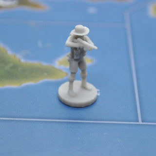 1/72 3D Printed ANZAC Soldier with Tommy Gun (x10) - Combat Miniatures